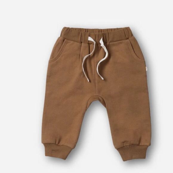 Organic Cotton Jogger Pants - Walnut Solid
By Makemake Organics NWT Sz 6_12m - Picture 4 of 7